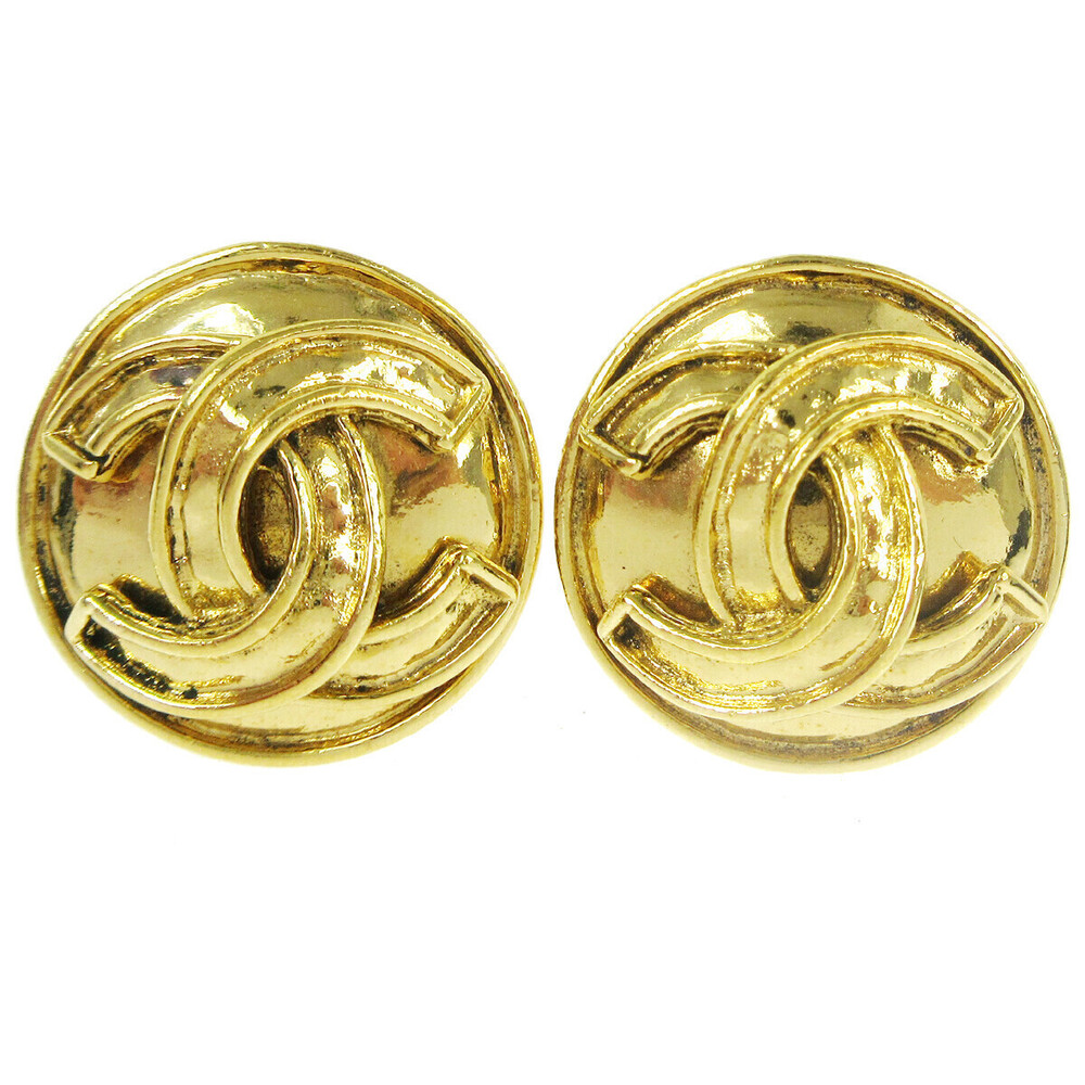 Chanel CC Button Clip-On Metal